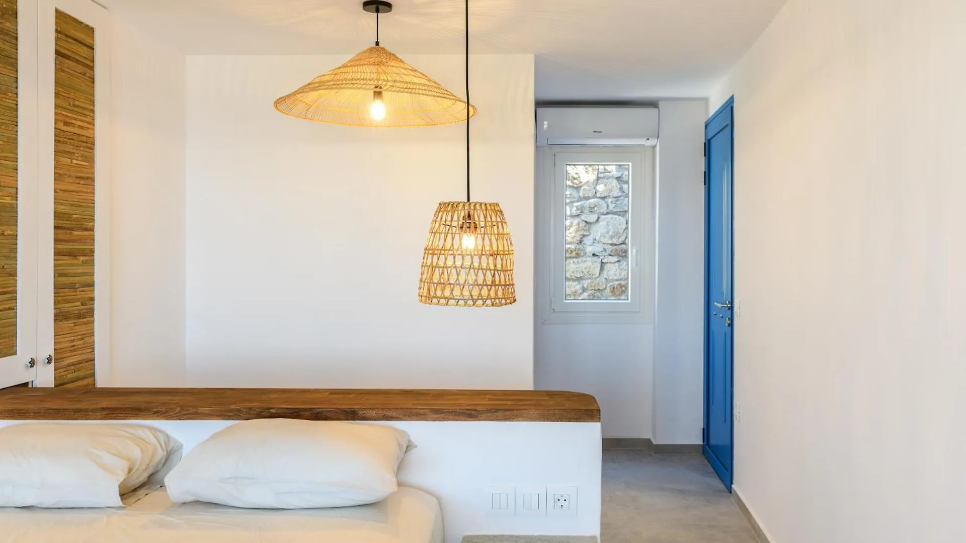 펜션 Emerald Bay 4Br With Pool By Lia Beach Mykonos Town 그리스