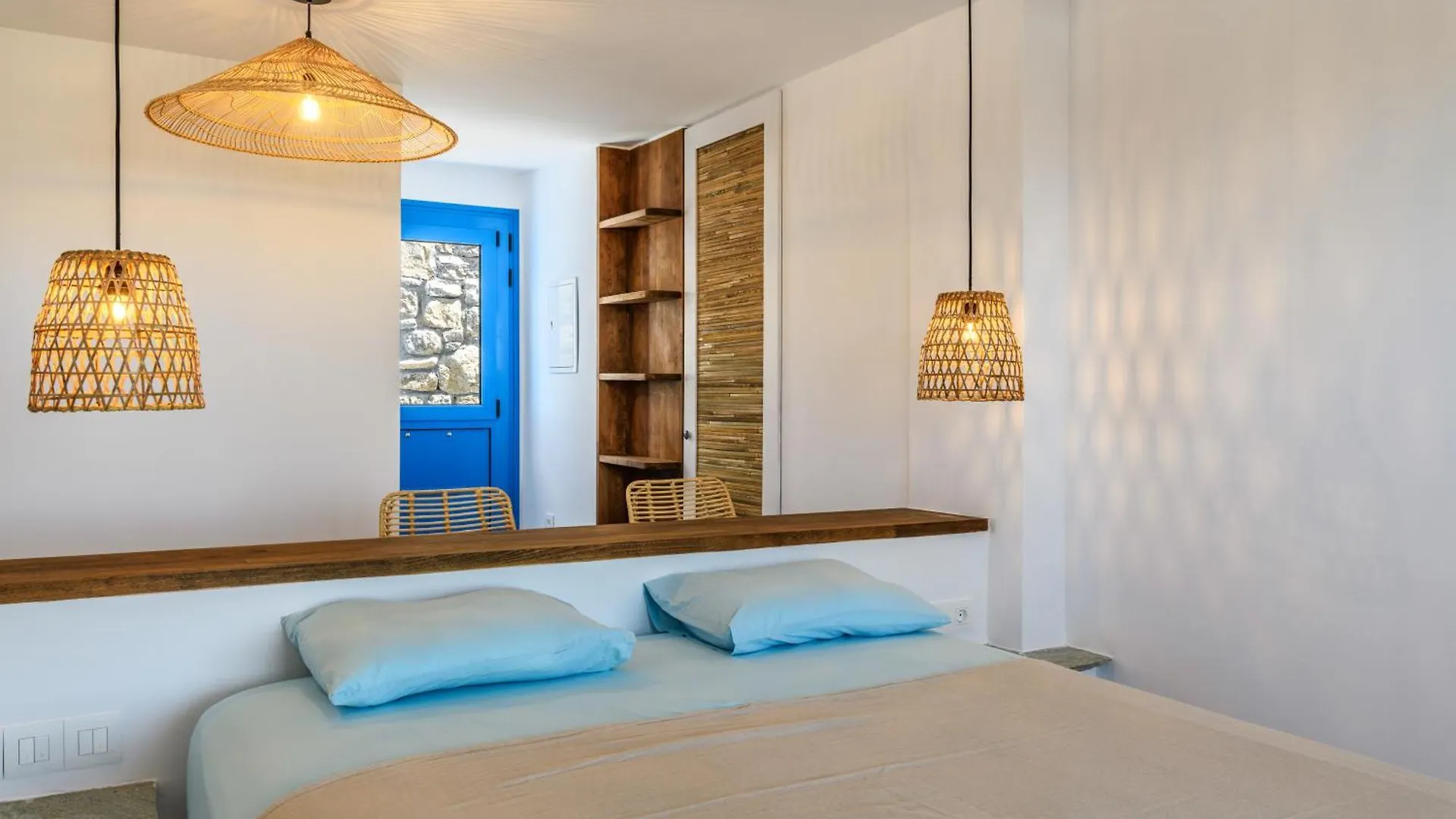 펜션 Emerald Bay 4Br With Pool By Lia Beach Mykonos Town 그리스