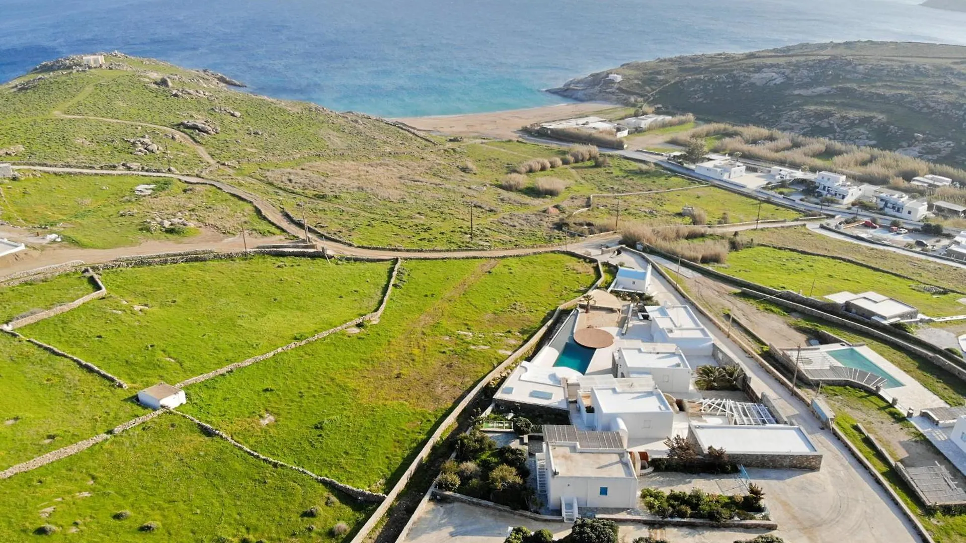 Emerald Bay 4Br With Pool By Lia Beach Mykonos Town 0*,  그리스