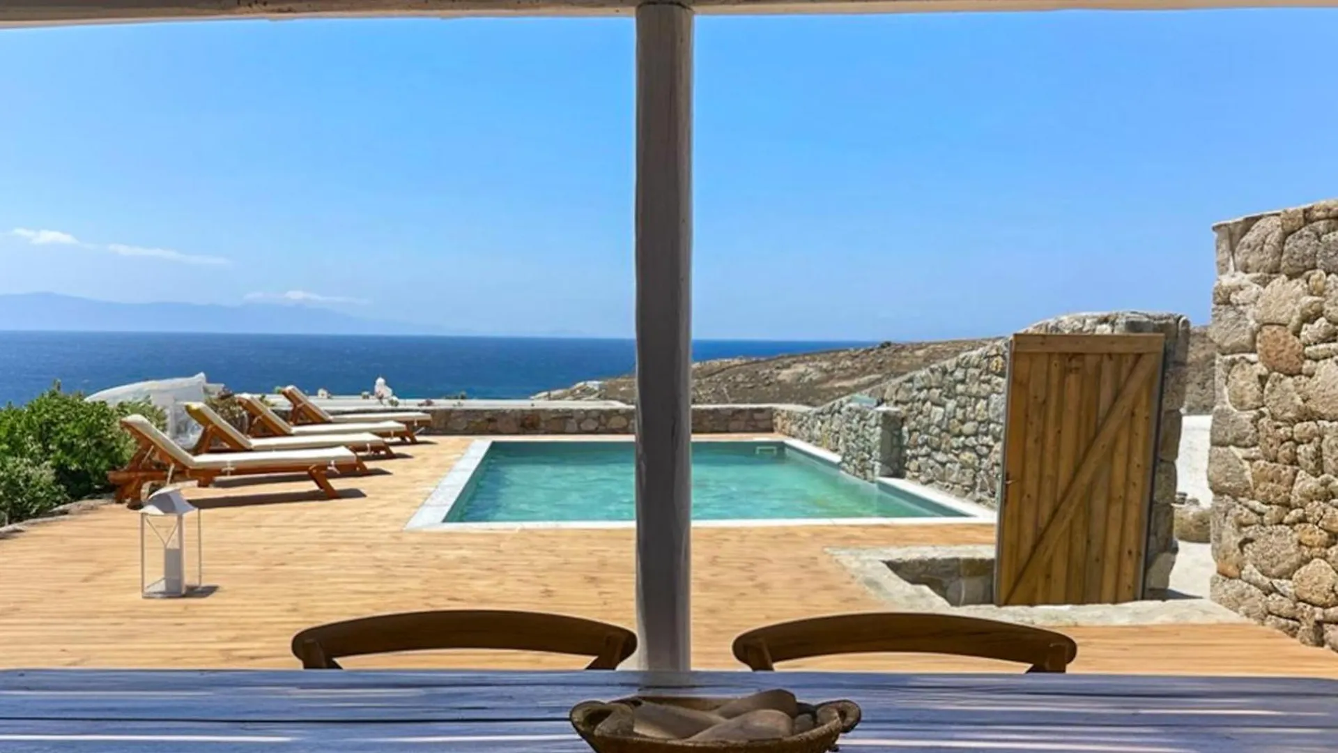 펜션 Emerald Bay 4Br With Pool By Lia Beach Mykonos Town